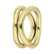 Stalen 18 karaat goldplated ring Amandine (1064336)