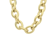 Halskette, Edelstahl, vergoldet (750 Gold), Melina (1064360)