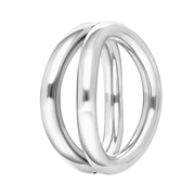 Gerecycled stalen ring Amandine (1064384)