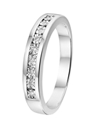 Silberner S&D-Ring mit Diamant (1022868)