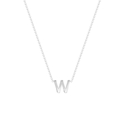 Halskette, 375 Wei? Gold, mit Buchstabenanhänger (1066812)