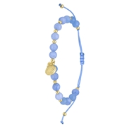 Bijoux armband met blauwe kralen (1066177)