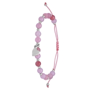 Bijoux-Armband mit rosafarbenen Perlen (1066174)