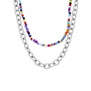 Silberfarbene Bijoux-Halsketten (1066235)