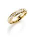 585 Gelbgold Ehering Diamant Phlox Line H94 (1023341)