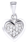 Zilveren ashanger hart met zirkonia (1025962)