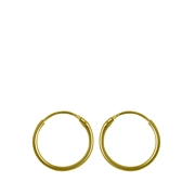 Ohrringe, 585 Gelbgold, 12 mm (1027020)