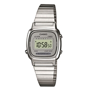 Casio Retro Digitaal Dames Horloge Zilverkleurig LA670WEA-7EF (1027868)