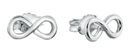 Zilveren oorbellen infinity (1030457)
