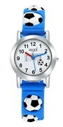 Regal Armbanduhr für Jungen in Fußball-Geschenkbox (1036007)