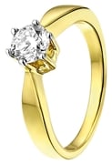 Geelgouden solitair ring met diamant (0.70ct.) (1037206)