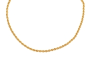Halskette, 585 Gelbgold, Kordelglieder (1041250)