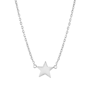 Halskette, 925 Silber, rhodiniert, Stern der Galaxis (1041584)