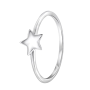 Zilveren ring rhodiumplated galaxy ster (1042151)