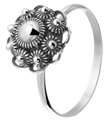Ring, 925 Silber, Zeeland-Knopf (1043754)