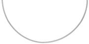 Zilveren ketting met gourmet schakel 45 cm (1044479)