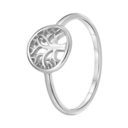 Zilveren ring levensboom (1044967)