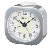Seiko zilverkleurige wekker met alarm QHE121S (1047509)