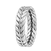 Zilveren ring blad Bali (1048040)