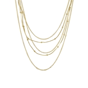 Byoux multi goudkleurige ketting (1048256)
