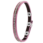 Byoux armbandje donker roze (1048741)