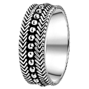 Zilveren ring Bali (1048803)