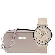 Regal Damenset Armbanduhr mit passender Tasche (1049362)