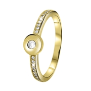 Ring, vergoldet, mit Zirkonia (1049363)