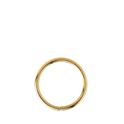 Stalen helixpiercing goldplated ring (1050058)
