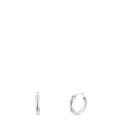Zilveren oorbellen 12mm (1052051)