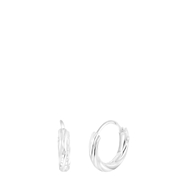 Zilveren oorbellen 10mm hinge (1052097)