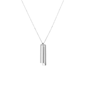 Zilveren ketting&hanger bar (1052151)