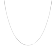 Zilveren ketting slang schakel (1052217)