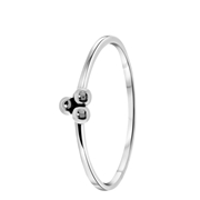 Zilveren ring dots Bali (1053999)
