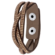 Bijoux-Armband, geflochten, braun (1054270)