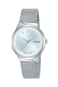 Pulsar stalen dames mesh horloge PH8439X1 (1055085)