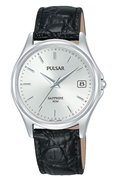 Pulsar heren horloge met leren band PXHA71X1 (1055087)