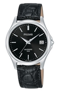 Pulsar heren horloge met leren band PXHA73X1 (1055088)