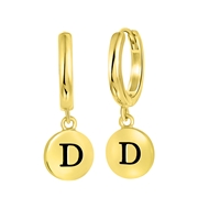 Ohrringe Alphabet aus vergoldetem 925 Silber (1055154)