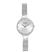 Regal horloge met zilverkleurige band (1055333)