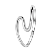Ring aus 925 Silber, Welle (1055495)