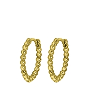 Ohrringe aus 925 Silber, vergoldet, Kugeln, 15 mm (1055515)