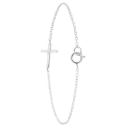Zilveren armband kruis (1055665)