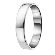 Zilveren ring glad 4mm (1055716)