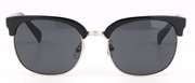 Zwarte zonnebril met zilverkleurige accenten (1055792)