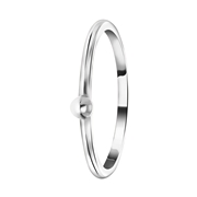 Zilveren ring bal 3mm (1055873)