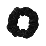 Zwarte velvet scrunchie (1056459)