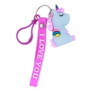 Bijoux sleutelhanger met blauwe unicorn (1067542)
