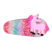 Bijoux haarclip donker roze unicorn (1067557)