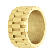 Stalen goldplated ring (1067681)